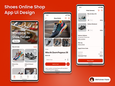 Shoes Online Shop App Ui Design app app design design mobile app product design shoes shoesapp ui ui design uiux ux ux design