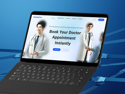 BookMyTime Doctor Appointment Landing Page diagnostic labs