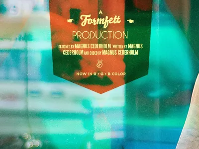 Portfolio badge badge retro typography vintage