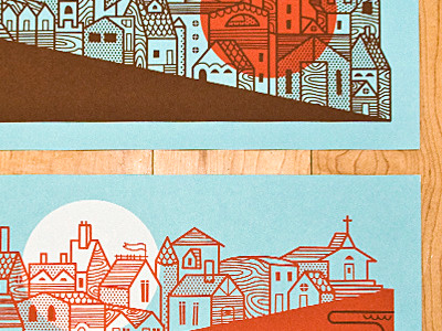 City Set houses prints