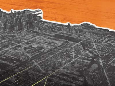 Shoreline: Update halftone illustration paint print texture