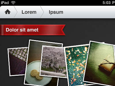 Ribbon ipad ribbon ui