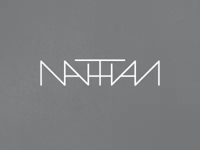 Nathan black name nathan typography