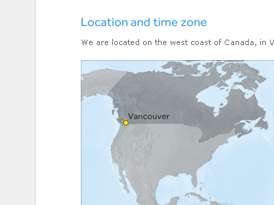 Location Map about certtime map