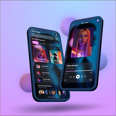 Music Player ApplicationDesign🎶