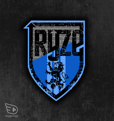 Logo concepts - Ryze Up soccer chipdavid dogwings futbal logo soccer sports graphic vector