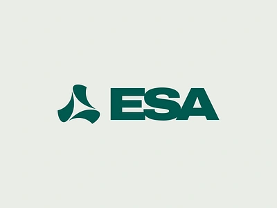 ESA branding circulation design energy logo green green energy logo logomark design logotype renewable energy wind windmill