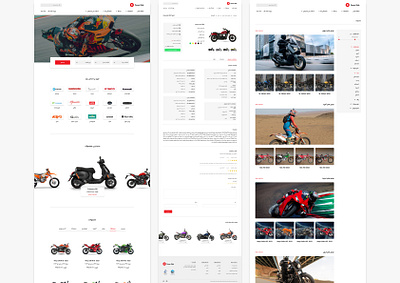 Motorcycle Shopping bike sales platform creative design ecommerce design modern design motorcycle ui design ux design web design