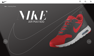 Nike - Website Design Idea branding figma graphic design nike ui website designing