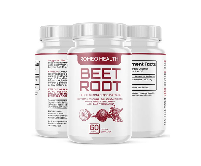 Beet root beet root blood pressure support blood sugar brain supplement health supplement label design