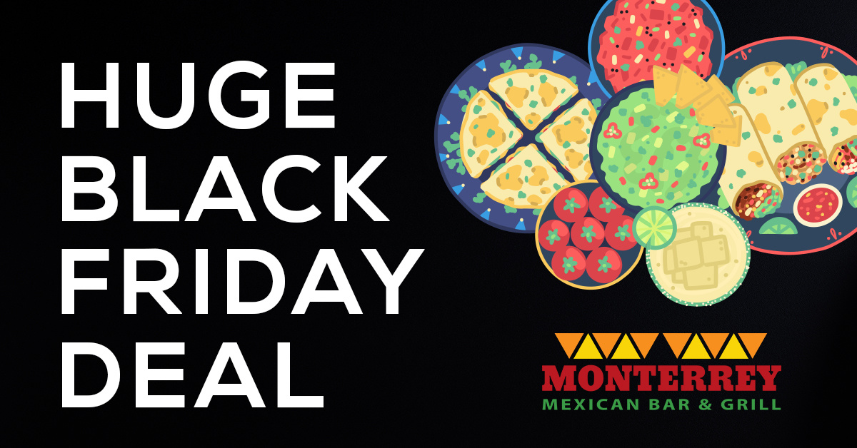 Monterrey Mexican Bar & Grill digital graphics email graphic design mexican food web graphics