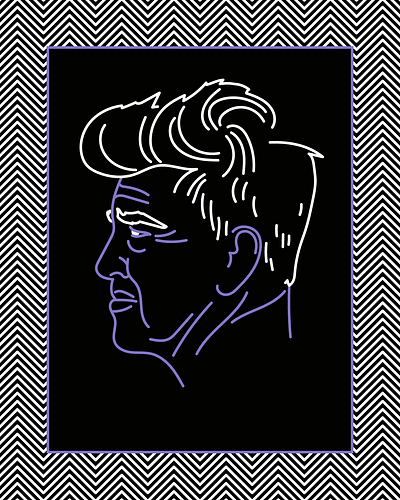 David Lynch character design david lynch illustration portrait illustration vector