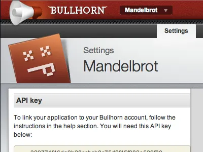 Bullhorn Settings red
