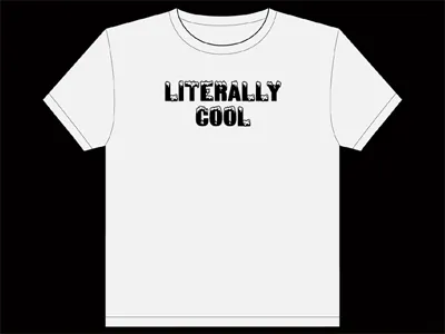 [untitled] black t shirt type white