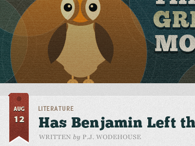 The Great Monologue Revised blog illustration retro vintage wordpress wp