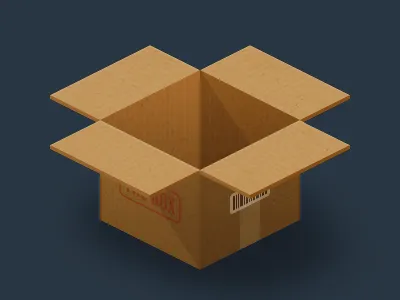 The Box barcode box cardboard logo thebox tungsten