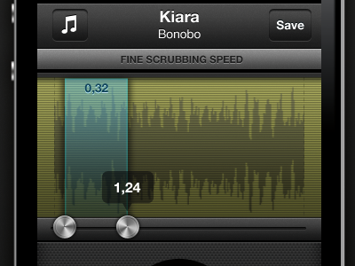 iPhone app WIP_2 app black blue green ios iphone ui