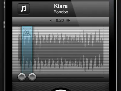 iPhone app WIP_3 app black blue grey ios iphone ui white