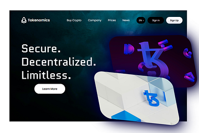 Tokenomics Ux Design 3d design graphic design ui ux webdesign