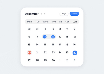Calendar UI Component | Calendarly v1 app design app ui component dashboard minimal ui mobile app ui ui design web design