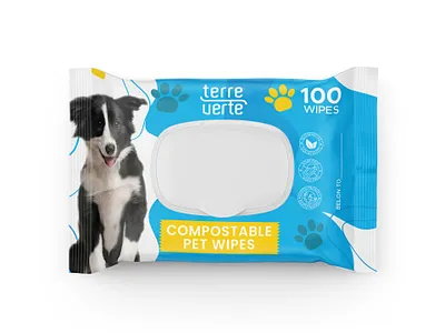 Pet Supplies Pet Grooming Wipes for Dogs & Cats care deep cleaning dogs cats health hygeine label packaging pet supplies pet wipes wet wipes