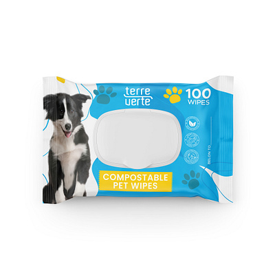 Pet Supplies Pet Grooming Wipes for Dogs & Cats care deep cleaning dogs cats health hygeine label packaging pet supplies pet wipes wet wipes