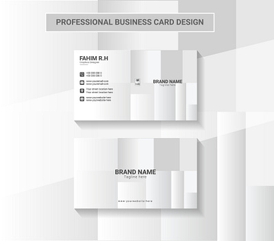 Professional & Premium Business Card Design brochure business card card flyer id card illustrator photoshop t shirt design