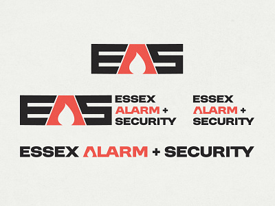 Essex Alarm & Security Additional Marks alarm systems brand identity branding building security construction fire alarm fire protection fire safety home security logo design security solutions security systems small business startup tech