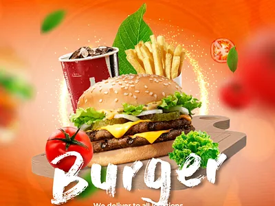 Burger design graphic design