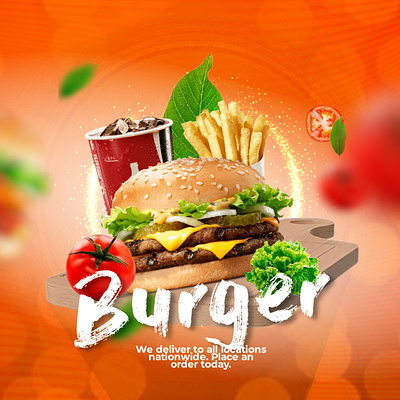 Burger design graphic design