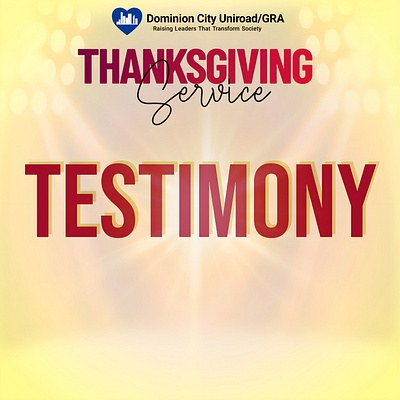 Testimony design