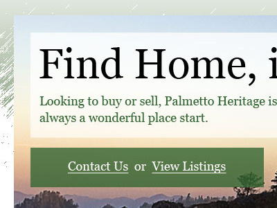 Palmetto Mockup green headline