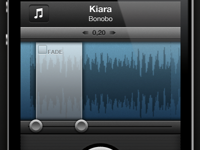 iPhone app WIP_4 app black blue ios iphone ui white