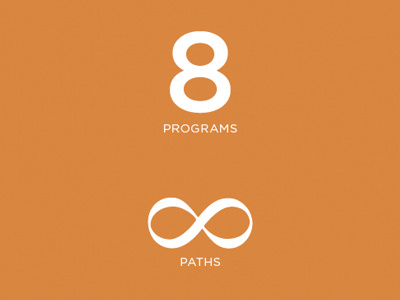infinite concept education typography