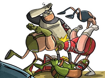 Aaagh, it hurts illustration