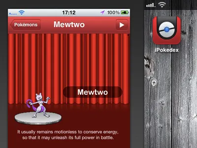 iPokédex Preview iphone pokemon pokédex