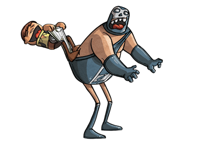 ATOMIC WEDGIE!!1 illustration