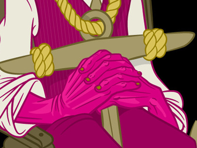 Oxanchor Hand art beeteeth illustration