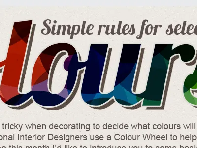 Selecting Colours info page color colour ecommerce retail typography website