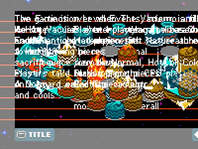 Full of Unhelp 8bit game horror vacui pixel