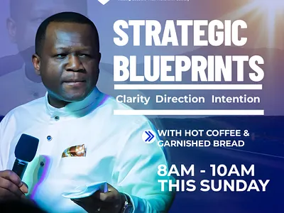 Church service flyer graphic design