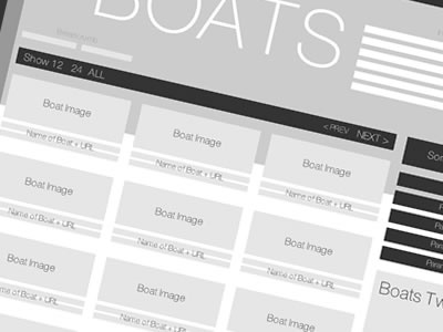 New Wireframe douchework greyscale map plan wireframe