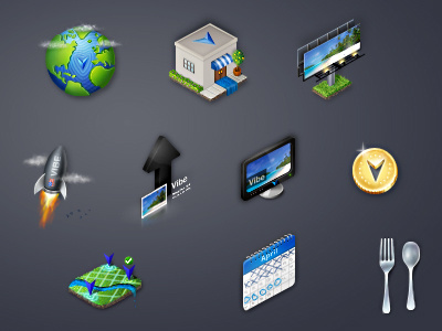 icon design IS rocket science! a weeks work awesome icons viz