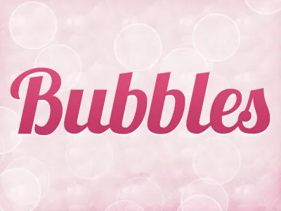Bubbles bubbles pattern pink