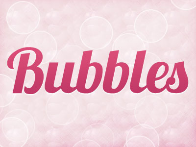 Bubbles bubbles pattern pink