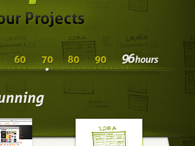 96 hp Homepage green homepage texture ui web website