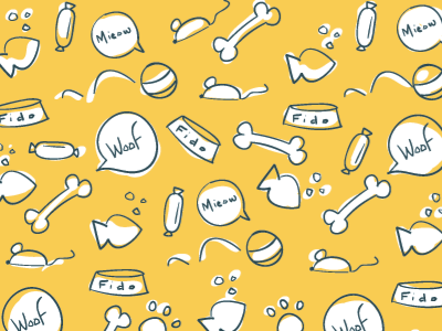 Pattern black illustrator pattern pet vector white yellow