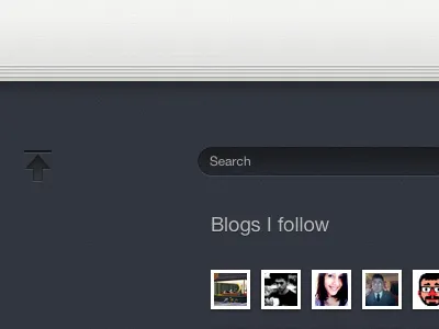 Marber footer blog blue grey theme tumblr