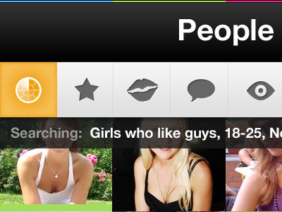 iPhone Dating Application 39argyle application colorful dating gray iphone
