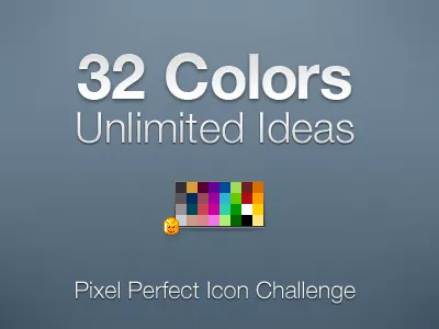 32 Colors, Palette 32 colors icon lego palette pixels